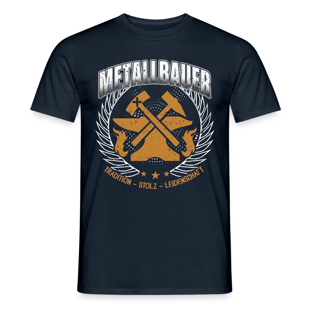 Unisex Metallbauer T-Shirt von Spreadconnect, Männer T-Shirt mit Tradition, weiße Baumwoll-Textur, entspannter Sitz, klassisches Design