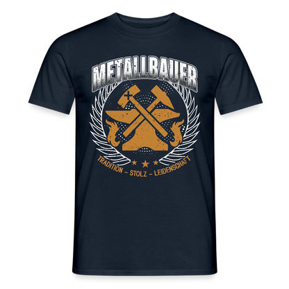 Unisex Metallbauer T-Shirt von Spreadconnect, Männer T-Shirt mit Tradition, weiße Baumwoll-Textur, entspannter Sitz, klassisches Design