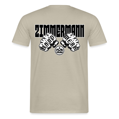 Unisex T-Shirt "Zimmermann" Sandbeige Männer T-Shirt