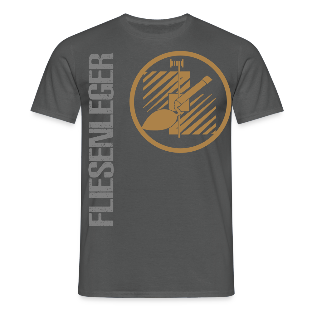 Unisex T-Shirt "Fliesenleger" Anthrazit Männer T-Shirt