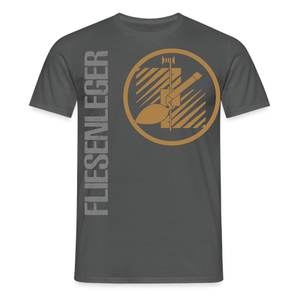 Unisex T-Shirt "Fliesenleger" Anthrazit Männer T-Shirt