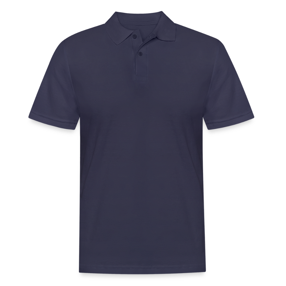 Männer Poloshirt "Gerüstbauer" (hinten bedruckt) - Navy