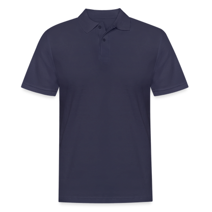 Männer Poloshirt "Gerüstbauer" (hinten bedruckt) - Navy