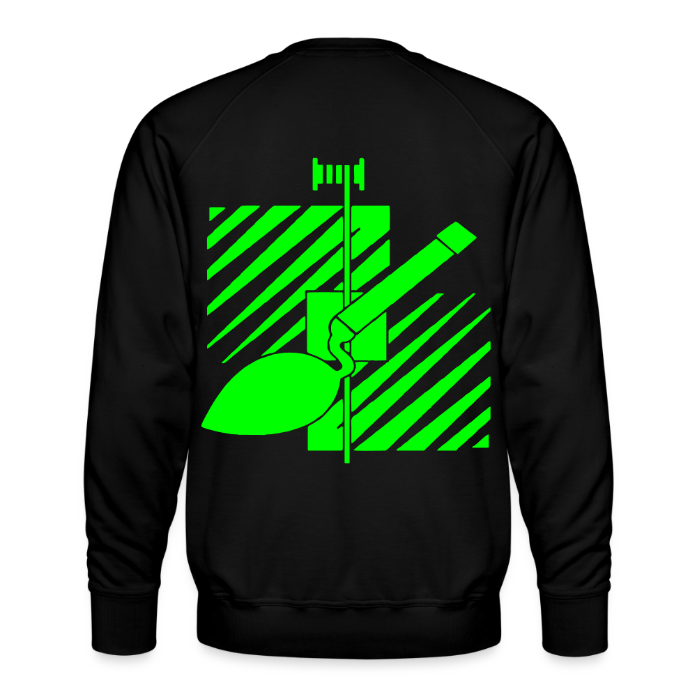 Unisex Premium Pullover "Fliesenleger" neongrün Männer Premium Pullover
