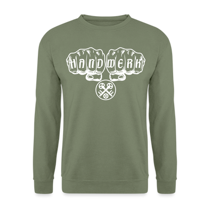 Unisex Pullover "Schlosser" Armeegrün Unisex Pullover
