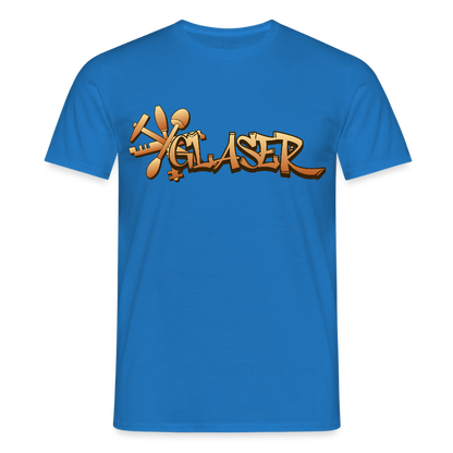 Unisex T-Shirt "Glaser" Royalblau Männer T-Shirt