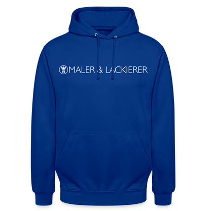 Unisex Hoodie "Maler+Lackierer" Royalblau Unisex Hoodie