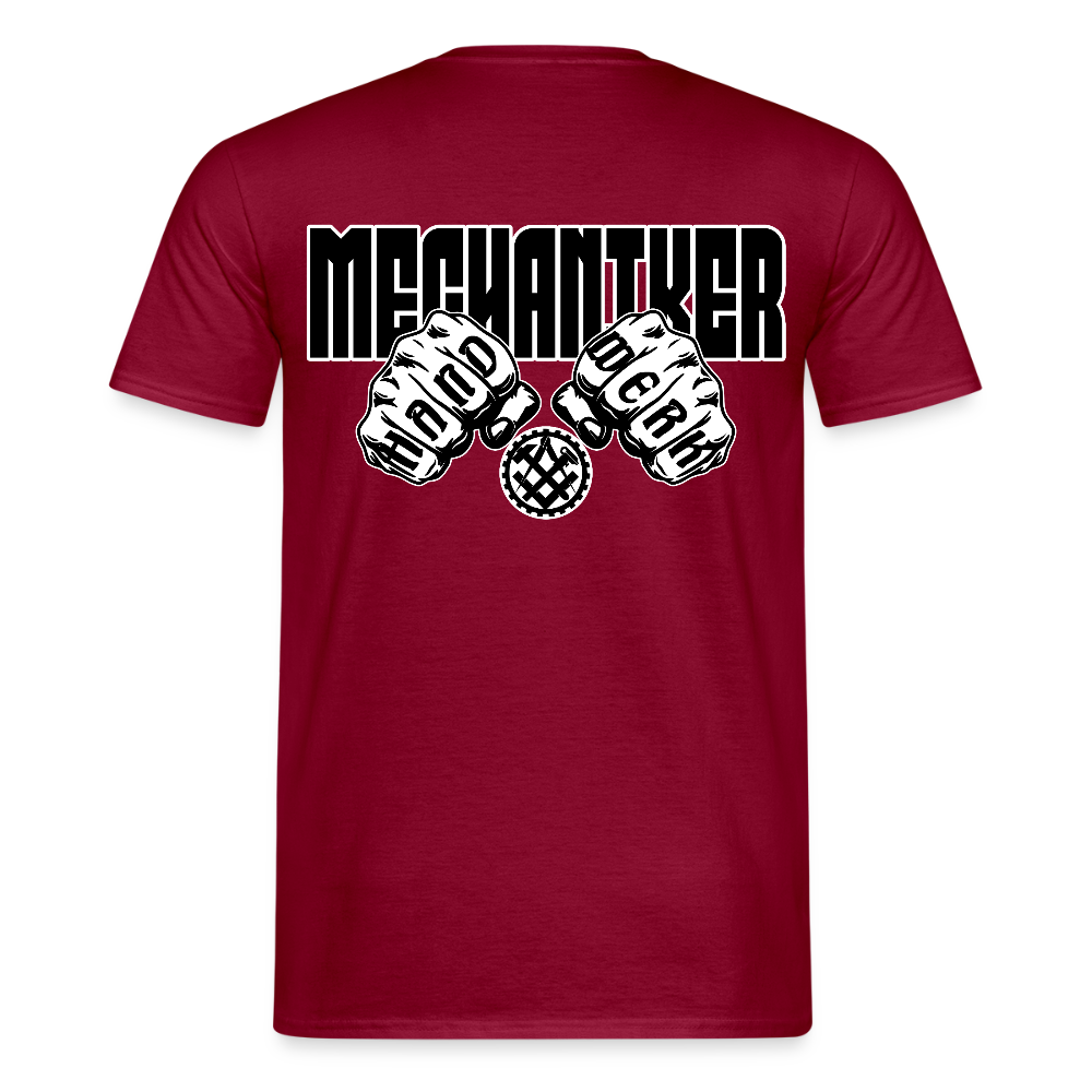 Unisex T-Shirt "Mechaniker" Ziegelrot Männer T-Shirt