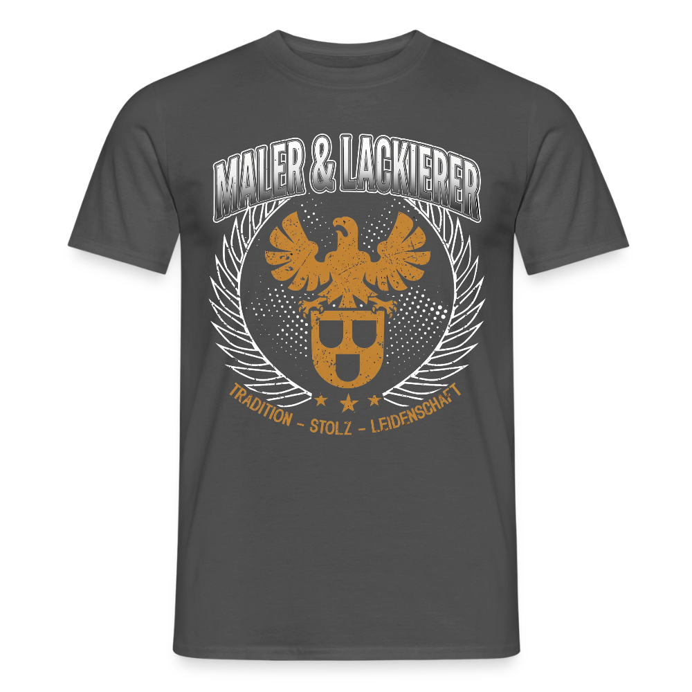Unisex Tradition Maler & Lackierer T-Shirt für Männer, blau mit Druckmotiv, aus Baumwolle, von Spreadconnect.