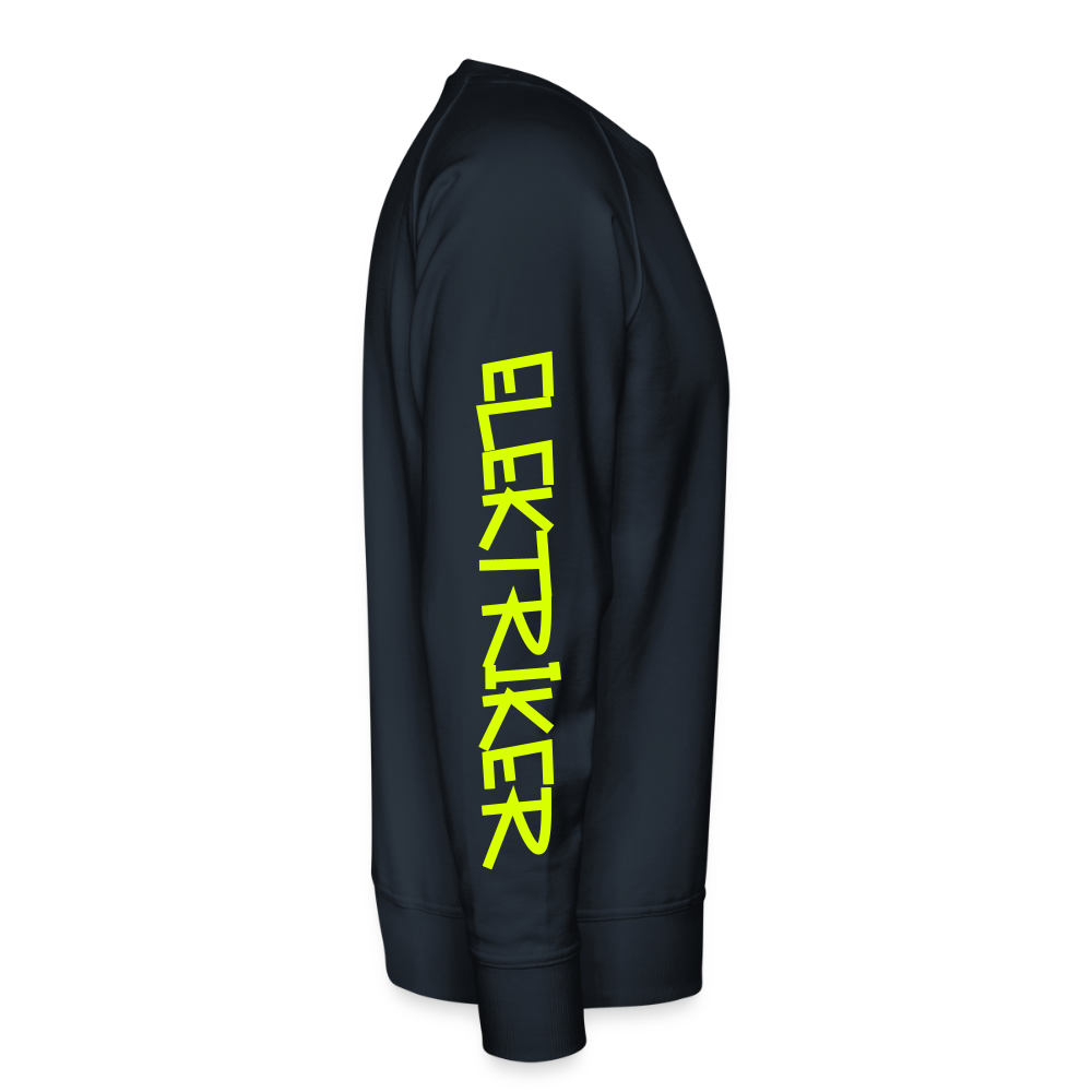 Unisex Premium Pullover "Elektriker" neongelb Männer Premium Pullover