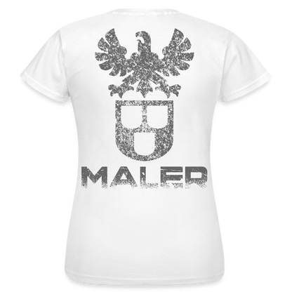 Frauen T-Shirt "Maler" Weiß Frauen T-Shirt
