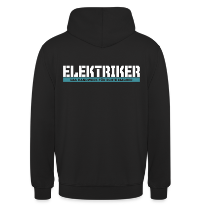 Unisex Hoodie HW-300 | MACHER "Elektriker" Schwarz Unisex Hoodie {{ color }}