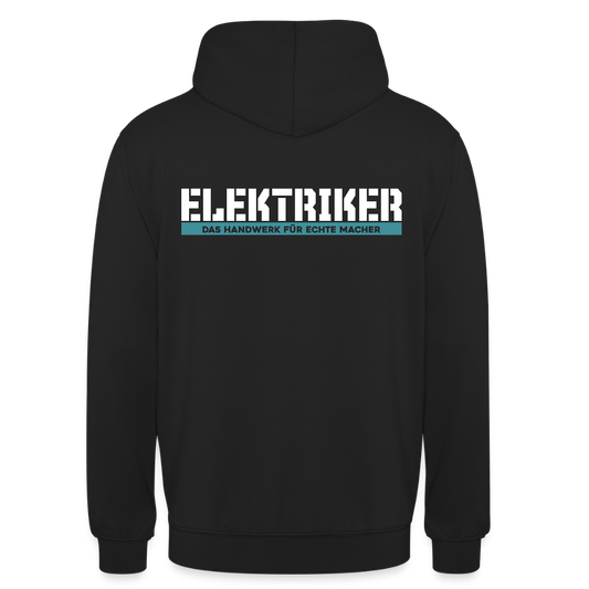 Unisex Hoodie HW-300 | MACHER "Elektriker" Schwarz Unisex Hoodie {{ color }}