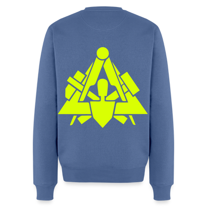 Unisex Premium Pullover "Maurer" neongelb Männer Premium Pullover