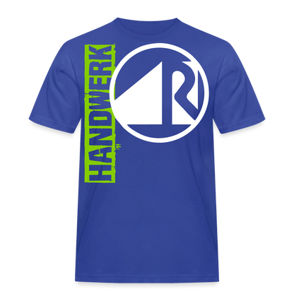 Unisex Workwear T-Shirt "Raumausstatter" Royalblau Männer Workwear T-Shirt