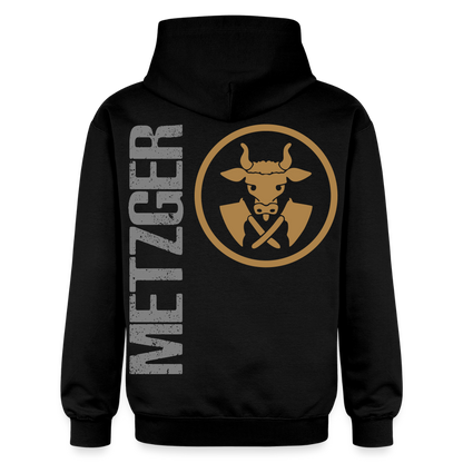Gildan Unisex Softstyle® "Metzger" Schwarz Gildan Unisex Softstyle® Midweight Hoodie
