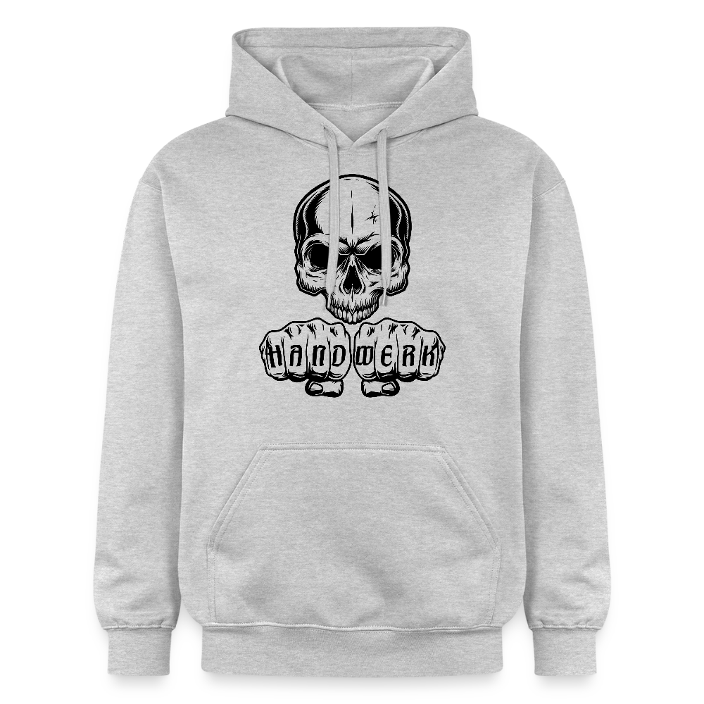 Gildan Unisex Softstyle® "Skull-Handwerk" Hellgrau meliert Gildan Unisex Softstyle® Midweight Hoodie