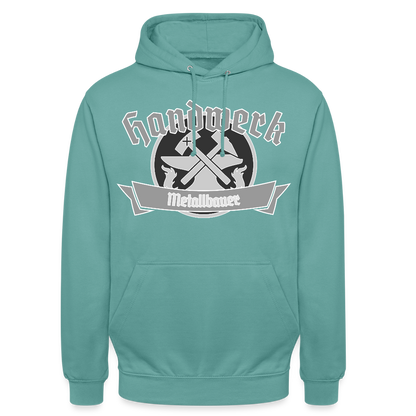 Unisex Hoodie "Metallbauer" Pastelltürkis Unisex Hoodie