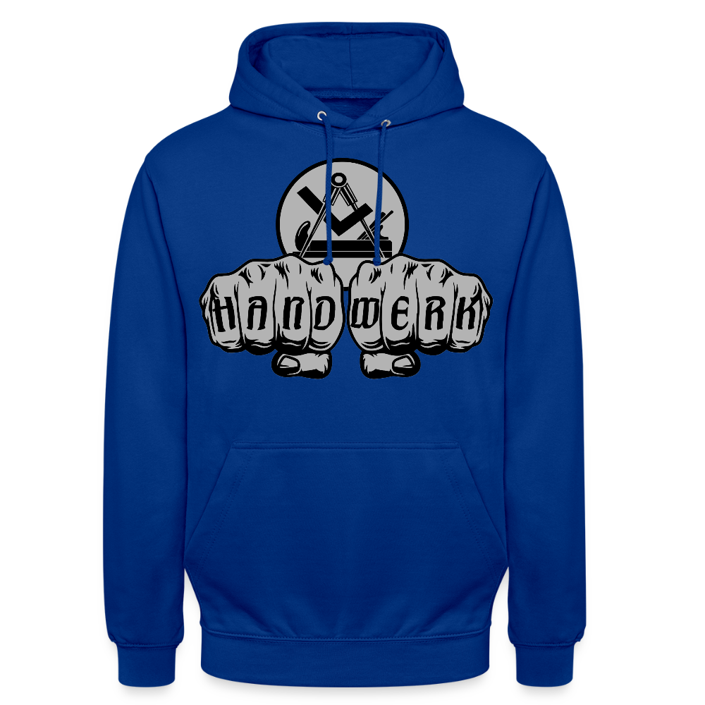 Unisex Hoodie "Schreiner/Tischler" Royalblau Unisex Hoodie