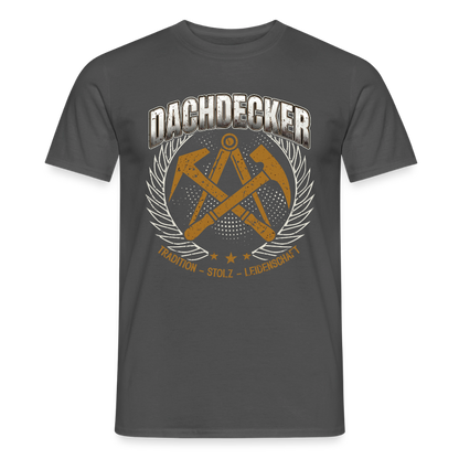 Unisex Dachdecker T-Shirt von Spreadconnect mit Tradition-Design, zeigt das stilvolle, bequeme Baumwollshirt für Männer.