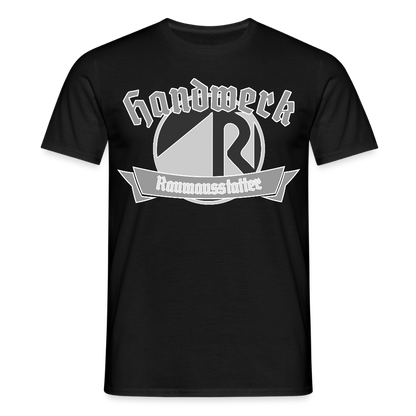 Unisex T-Shirt "Raumausstatter" Schwarz Männer T-Shirt
