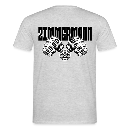 Unisex T-Shirt "Zimmermann" Grau meliert Männer T-Shirt