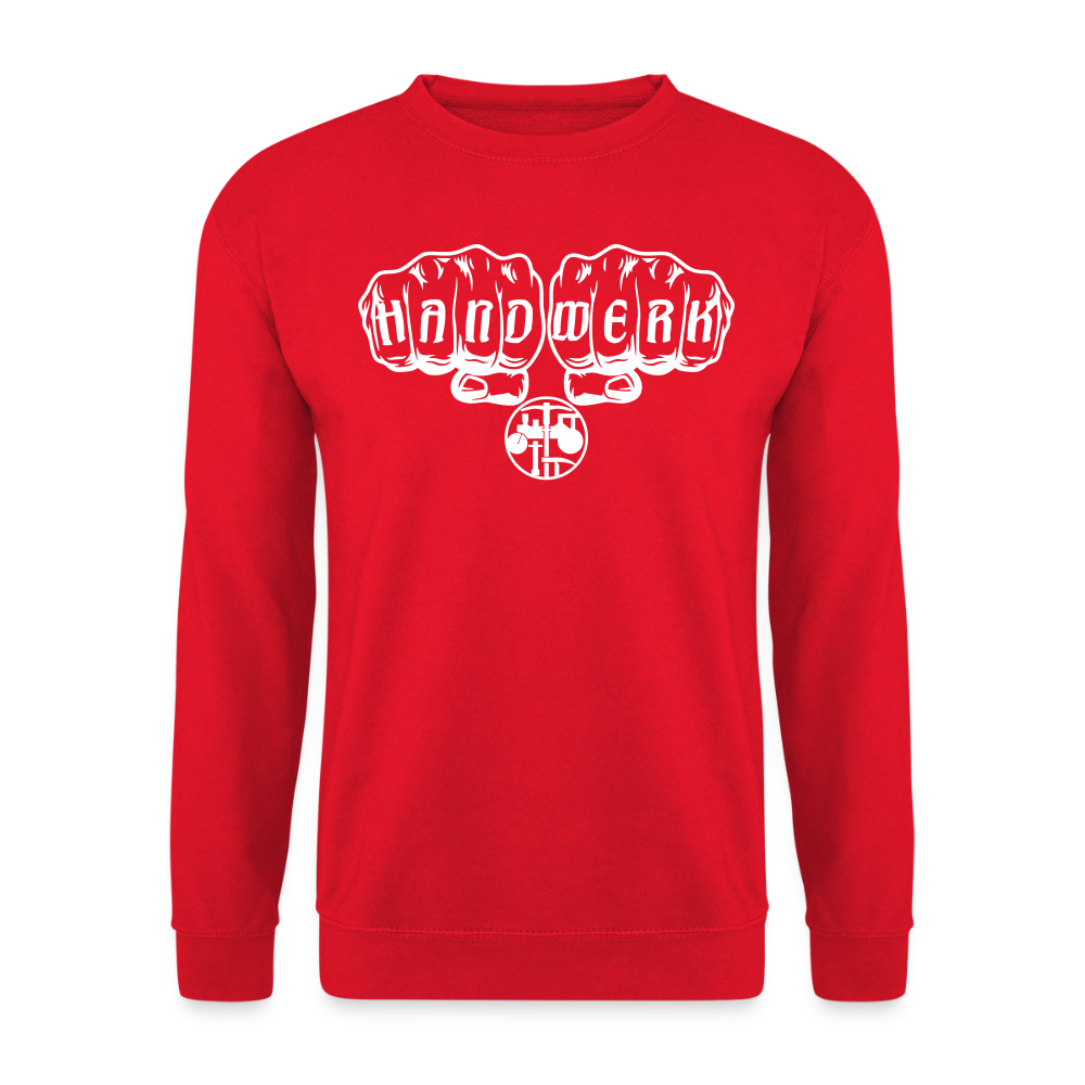Unisex Pullover "Strassenbauer" Rot Unisex Pullover