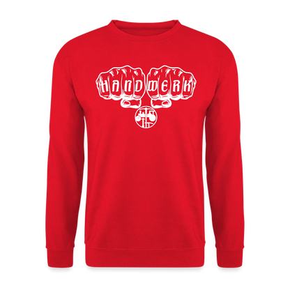 Unisex Pullover "Strassenbauer" Rot Unisex Pullover