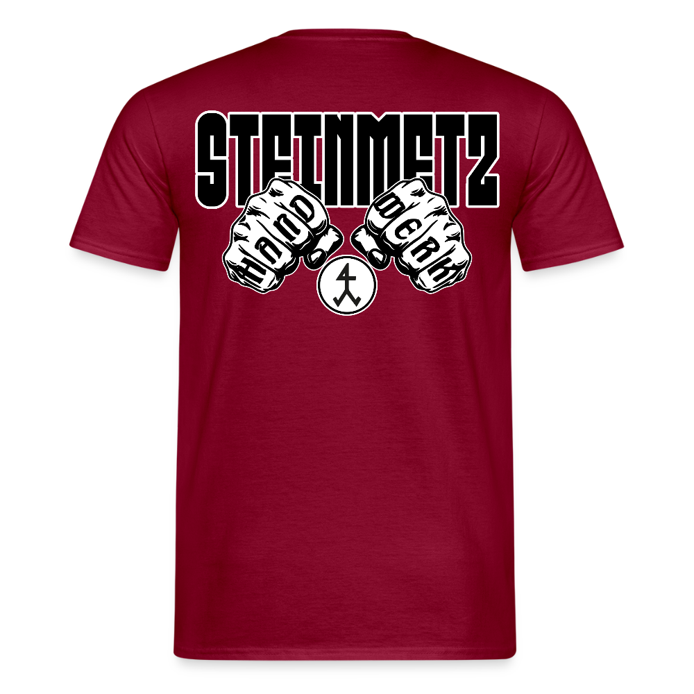 Unisex T-Shirt "Steinmetz" Ziegelrot Männer T-Shirt