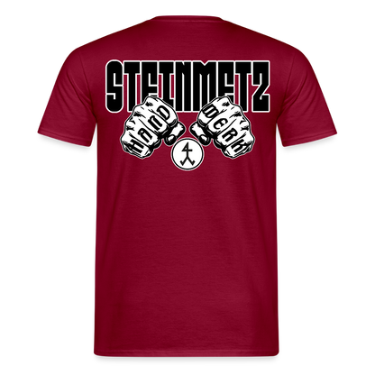 Unisex T-Shirt "Steinmetz" Ziegelrot Männer T-Shirt