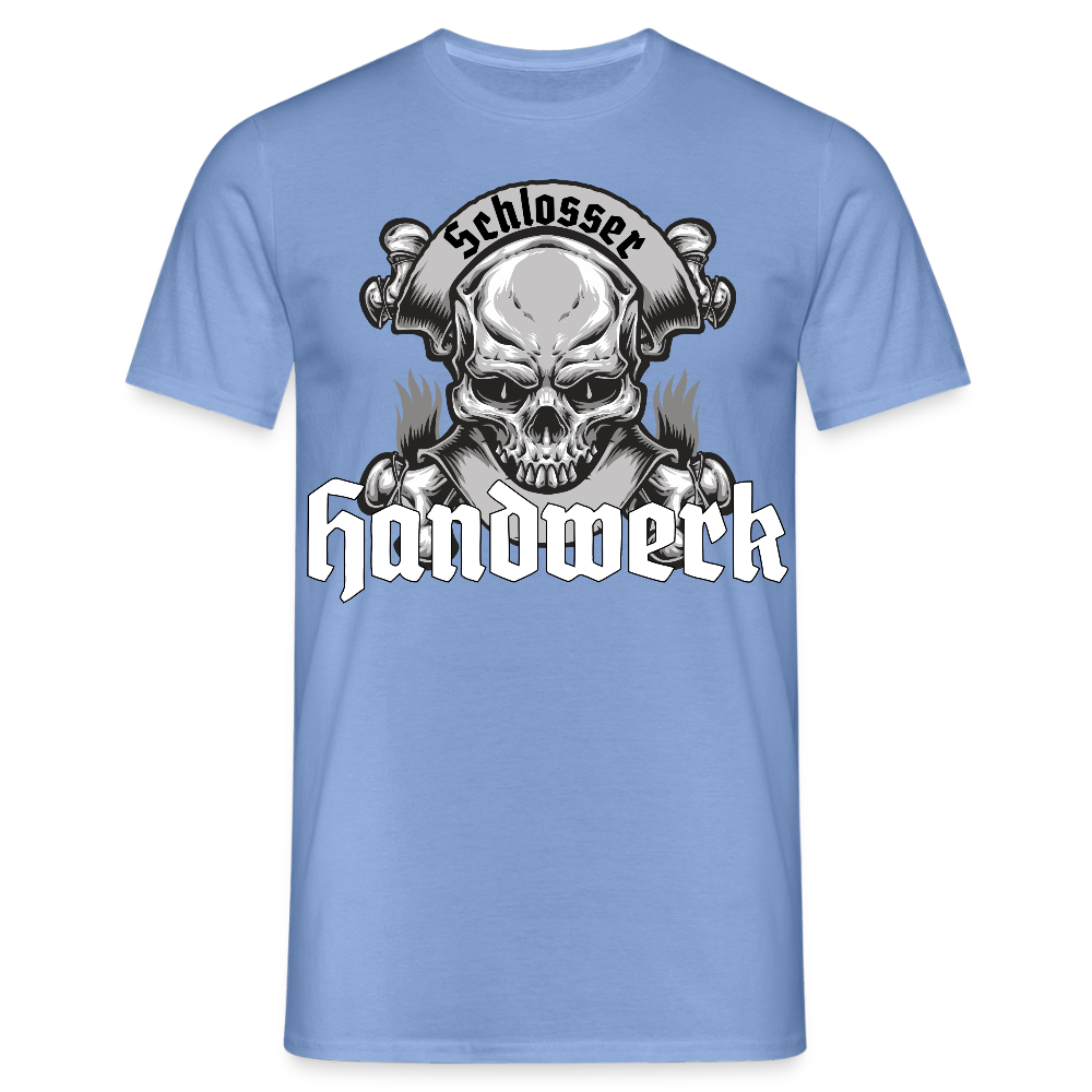 Unisex T-Shirt "Skull-Schlosser" carolina blue Männer T-Shirt