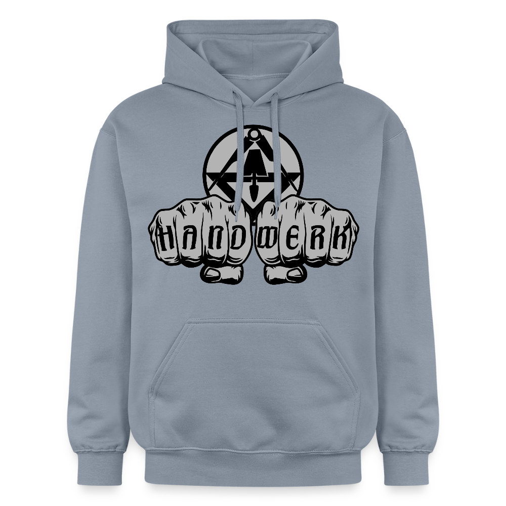 Gildan Unisex Softstyle® "Stuckateur" Blau Gildan Unisex Softstyle® Midweight Hoodie