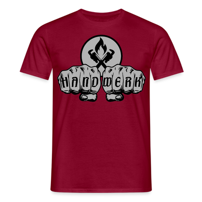 Unisex T-Shirt "Heizungsbauer" Ziegelrot Männer T-Shirt