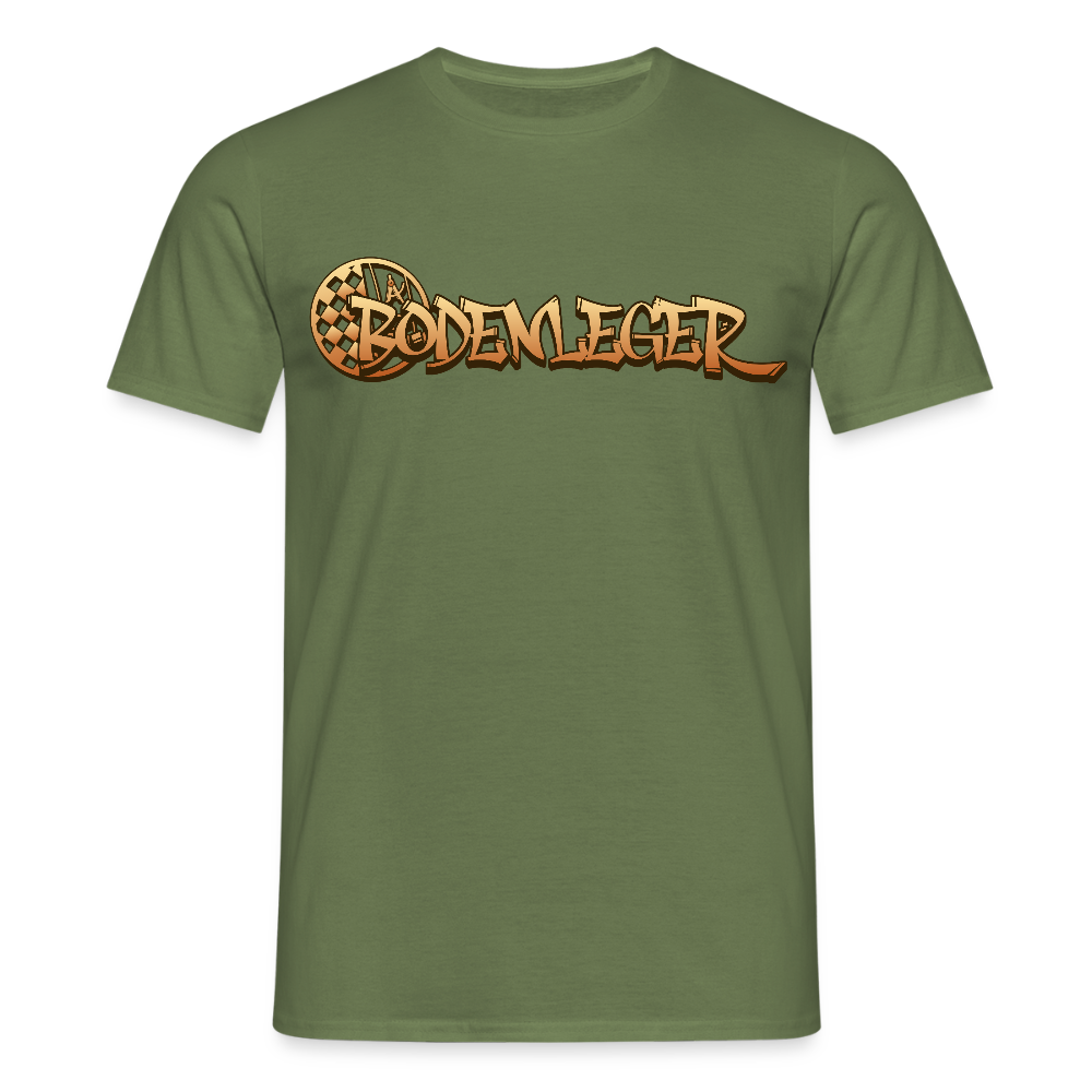 Unisex T-Shirt "Bodenleger" Militärgrün Männer T-Shirt