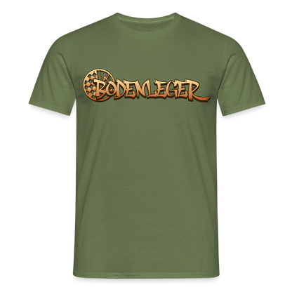 Unisex T-Shirt "Bodenleger" Militärgrün Männer T-Shirt