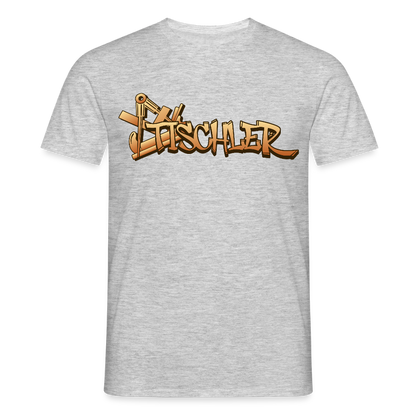 Unisex T-Shirt "Tischler" Grau meliert Männer T-Shirt