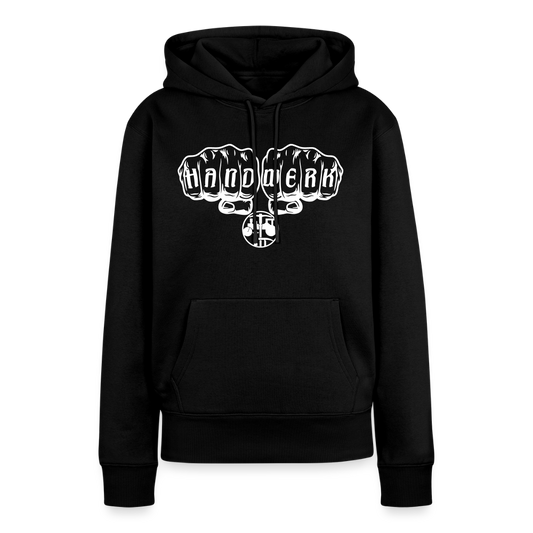 Frauen Premium Hoodie "Strassenbauer" - Schwarz