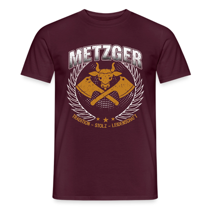 Unisex Metzger T-Shirt von Spreadconnect, traditionelles Männer T-Shirt mit Logo und stilvollem Design, bequem und modisch.