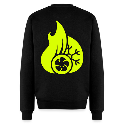 Unisex Premium Pullover "Klimatechniker" neongelb Männer Premium Pullover