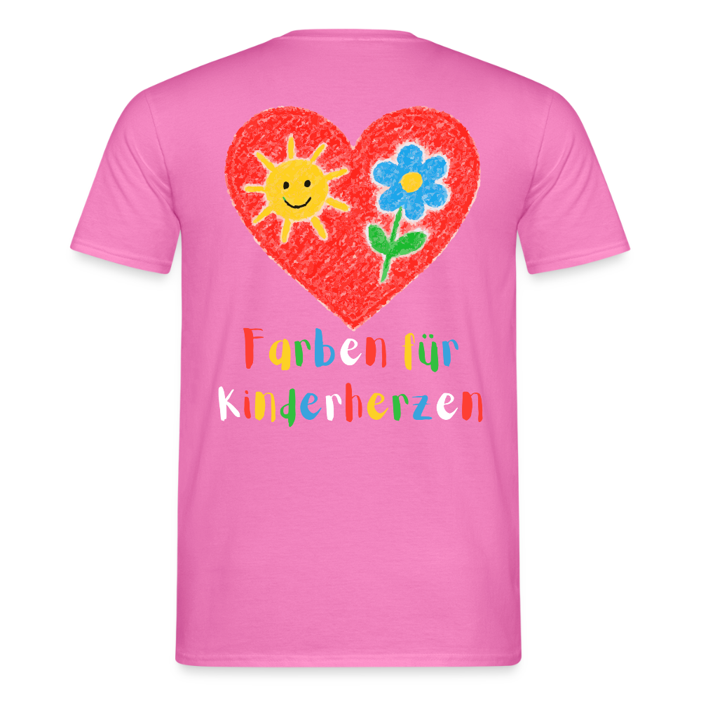 Unisex T-Shirt "Farben für Kinderherzen" (beidseitig bedruckt) Männer T-Shirt