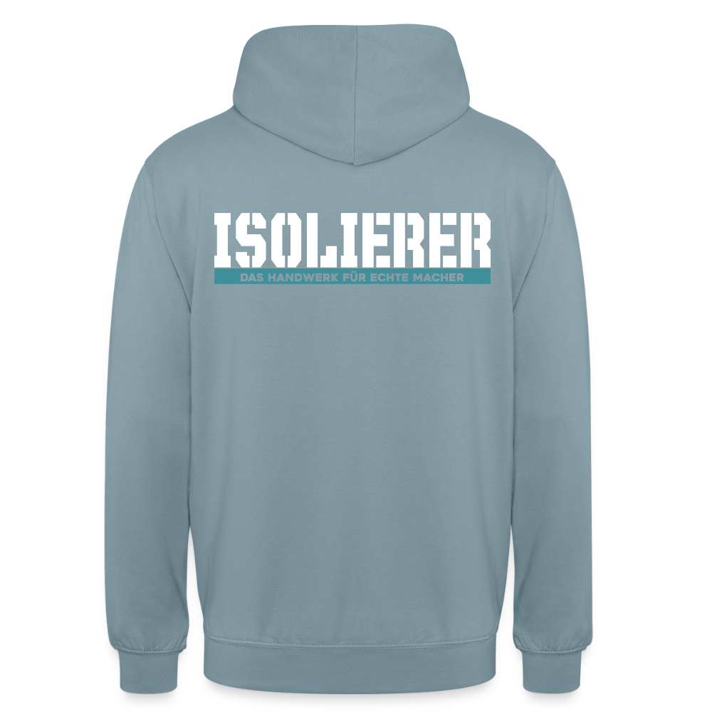 Unisex Hoodie HW-300 | MACHER "Isolierer" Nebelblau Unisex Hoodie {{ color }}