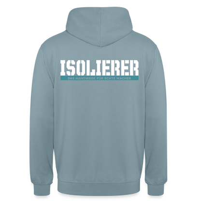 Unisex Hoodie HW-300 | MACHER "Isolierer" Nebelblau Unisex Hoodie {{ color }}