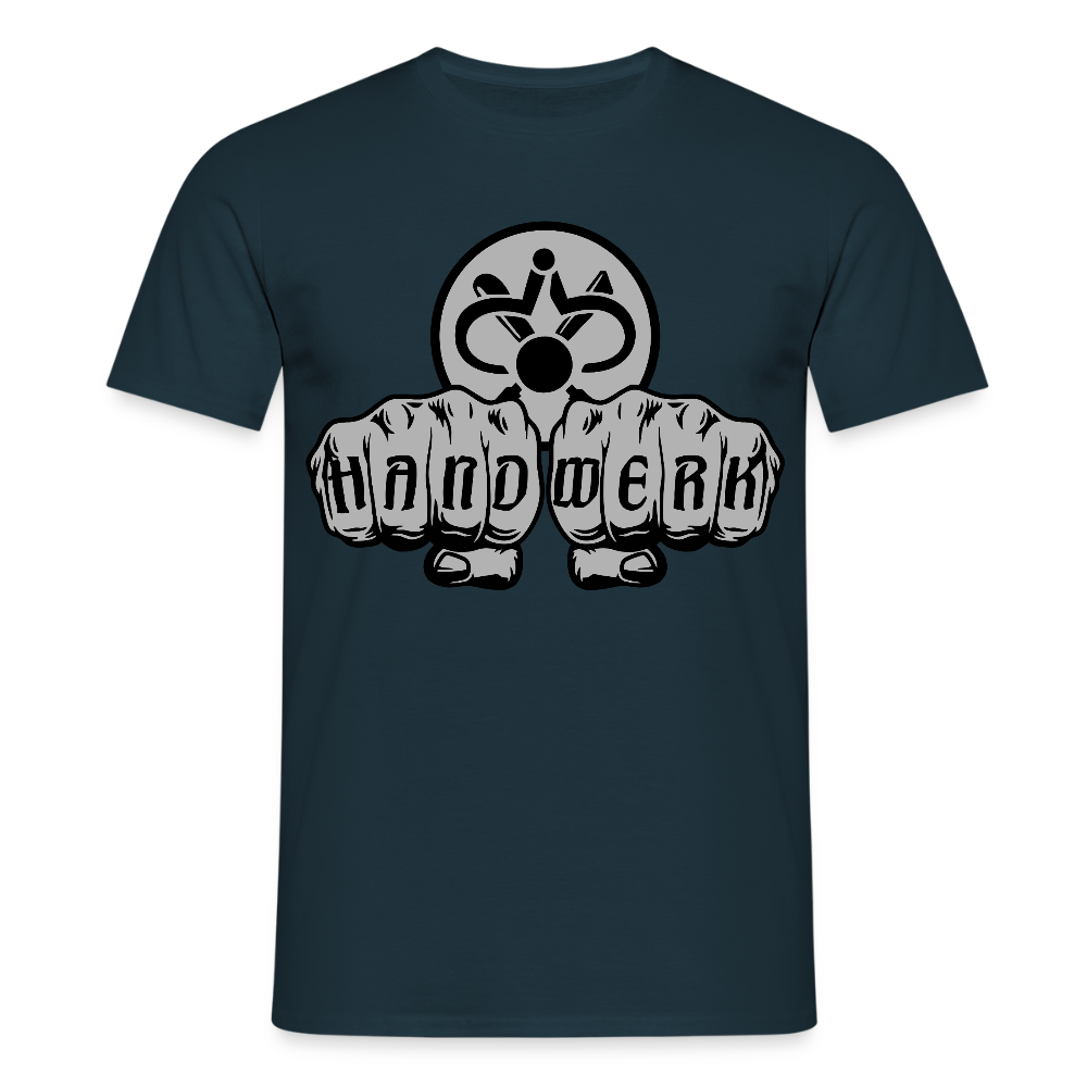 Unisex T-Shirt "Drechsler" Navy Männer T-Shirt