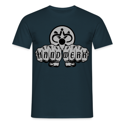 Unisex T-Shirt "Drechsler" Navy Männer T-Shirt