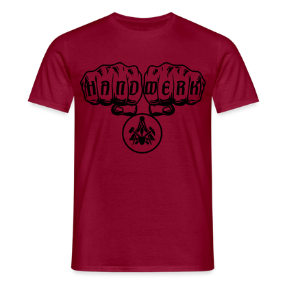 Unisex T-Shirt "Maurer" Ziegelrot Männer T-Shirt {{ color }}