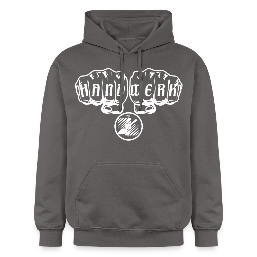 Gildan Unisex Softstyle® "Fliesenleger" Dunkelgrau Gildan Unisex Softstyle® Midweight Hoodie
