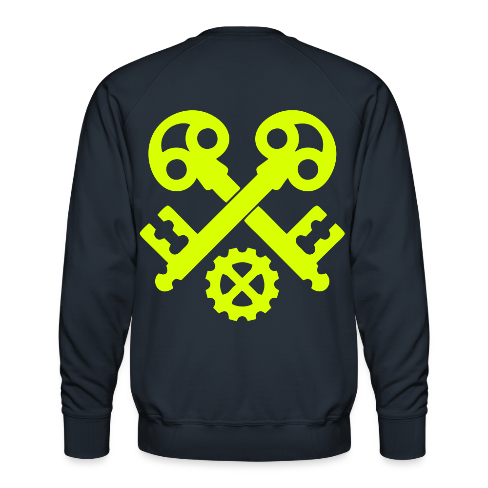 Unisex Premium Pullover "Schlosser" neongelb Männer Premium Pullover