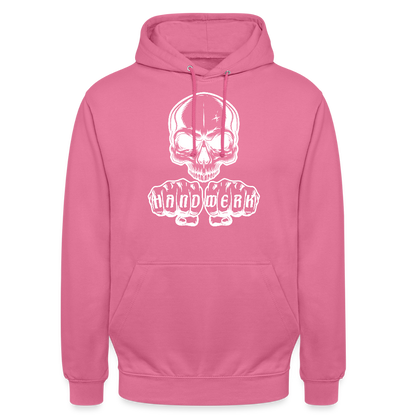 Unisex Hoodie "Skull-Handwerk" Pink Unisex Hoodie