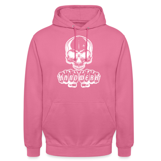 Unisex Hoodie "Skull-Handwerk" Pink Unisex Hoodie