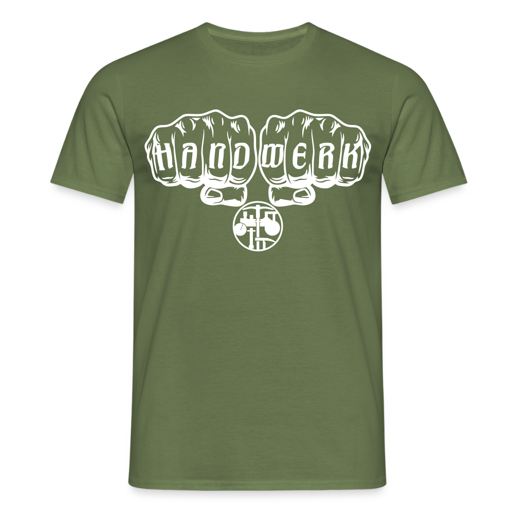 Unisex T-Shirt "Strassenbauer" Militärgrün Männer T-Shirt